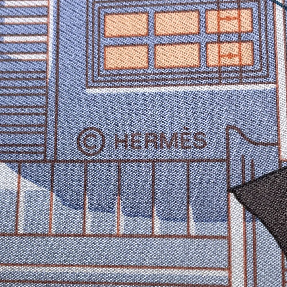 エルメス スカーフ カレ90 カレ エルメス・パラード Hermes Parade HERMES カシミヤ スカーフ 2024秋冬