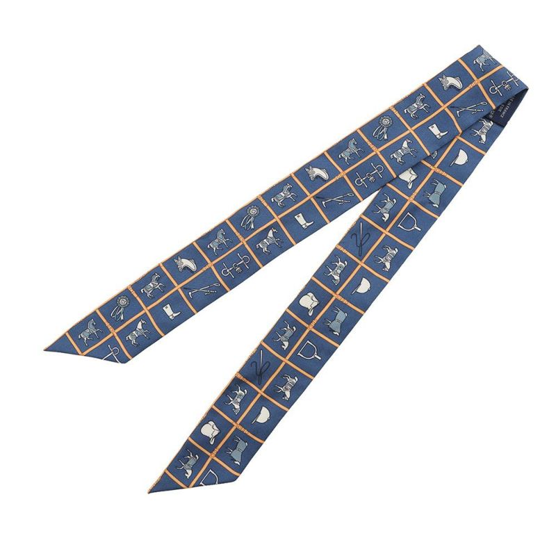 エルメス スカーフ ツイリー 馬着 Couvertures et Tenues de jour HERMES シルクツイル 2022秋冬