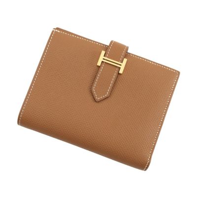 エルメス 二つ折り財布 セリエ コンパクト Sellier H ヴェールアマンド