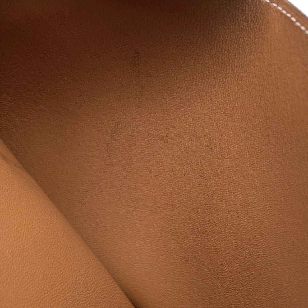 エルメス 二つ折り財布 ベアンコンパクト ゴールド/ゴールド金具 エプソン Y刻印 HERMES 財布