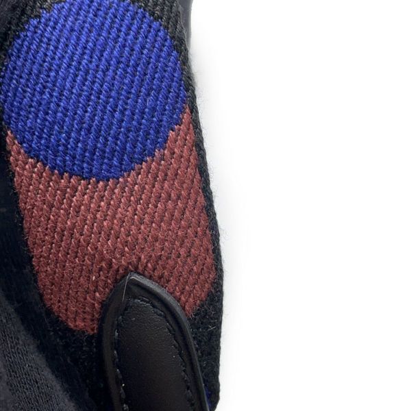 エルメス ショルダーストラップ フリッパーボール バンドリエール サングル ブルー/ブラウン/ゴールド金具 Z刻印