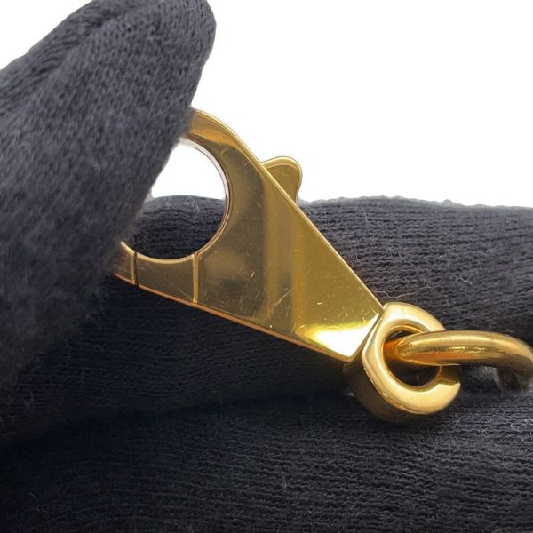 エルメス ショルダーストラップ フリッパーボール バンドリエール サングル ブルー/ブラウン/ゴールド金具 Z刻印