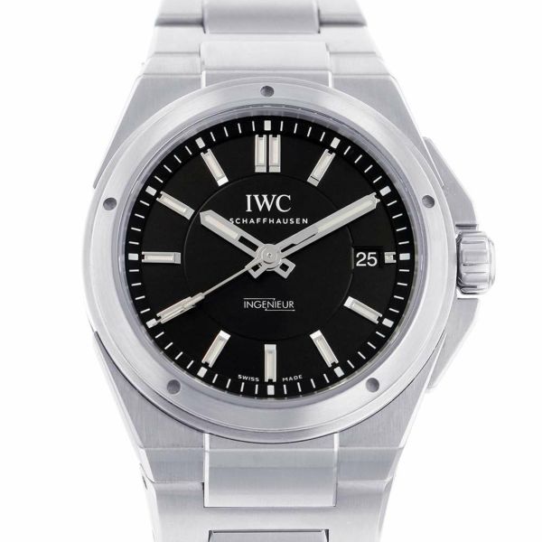 IWC インヂュニア IW323902 腕時計 黒文字盤