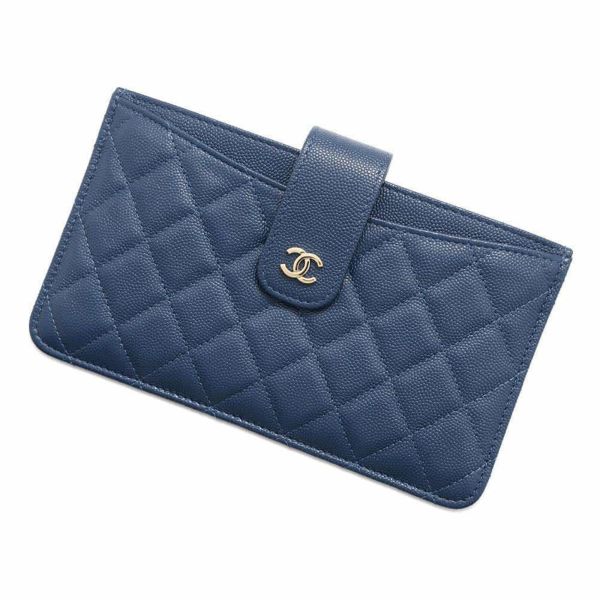 シャネル 長財布 マトラッセ ロングウォレット キャビアスキン CHANEL 財布 カードケース 安心保証 |  中古・新品ブランド販売ギャラリーレア公式通販