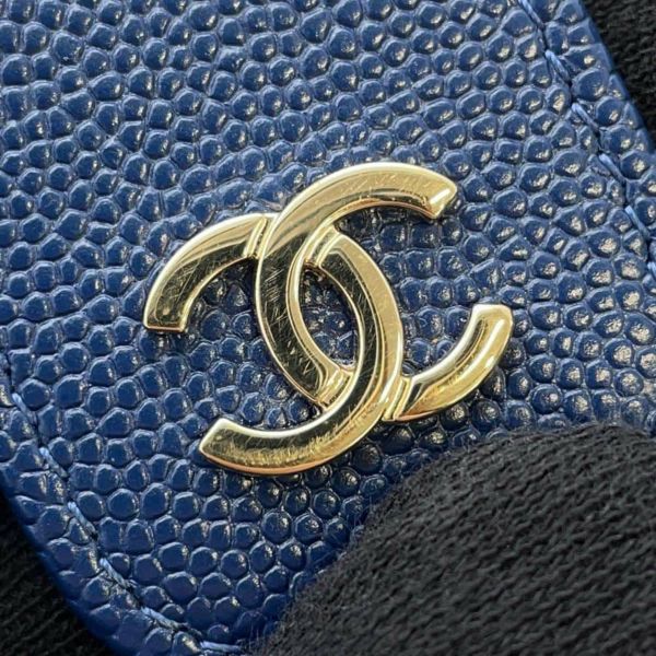 シャネル 長財布 マトラッセ ロングウォレット キャビアスキン CHANEL 財布 カードケース