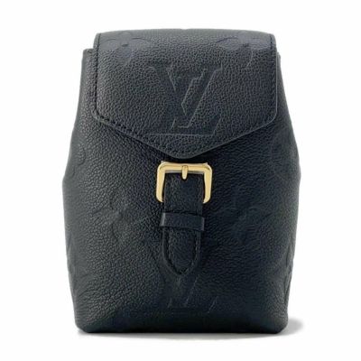 ルイヴィトン リュック モノグラム・アンプラント タイニー・バックパック M80596 LOUIS VUITTON ミニバッグ 黒 ブラック 安心保証  | 中古・新品ブランド販売ギャラリーレア公式通販