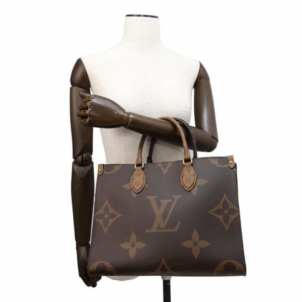 ルイヴィトン トートバッグ モノグラム・リバース ジャイアント オンザゴーMM M45321 LOUIS VUITTON ハンドバッグ