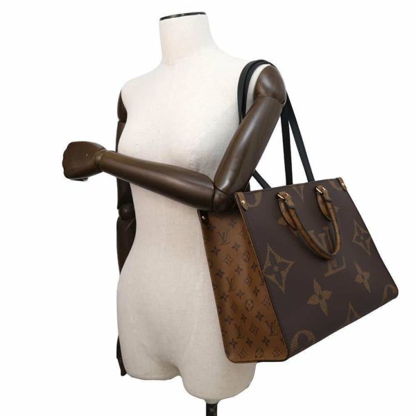 ルイヴィトン トートバッグ モノグラム・リバース ジャイアント オンザゴーMM M45321 LOUIS VUITTON ハンドバッグ