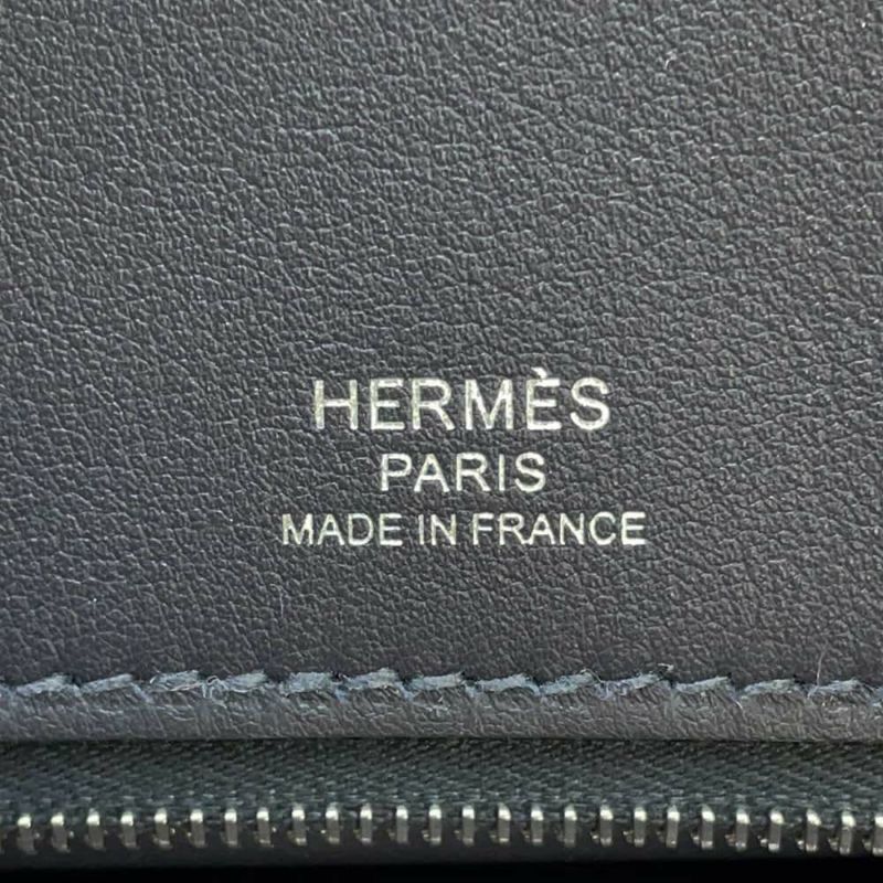 エルメス バーキン25 キャバン/ブルーサフィール/シルバー金具 スイフト/タフタージュ B刻印 HERMES Birkin ハンドバッグ