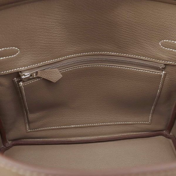 エルメス バーキン25 エトゥープ/ゴールド金具 トゴ W刻印 HERMES Birkin ハンドバッグ