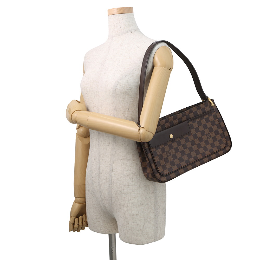 ルイヴィトン ショルダーバッグ ダミエ・エベヌ オーバーニュ N51129 LOUIS VUITTON ヴィトン バッグ ワンショルダー