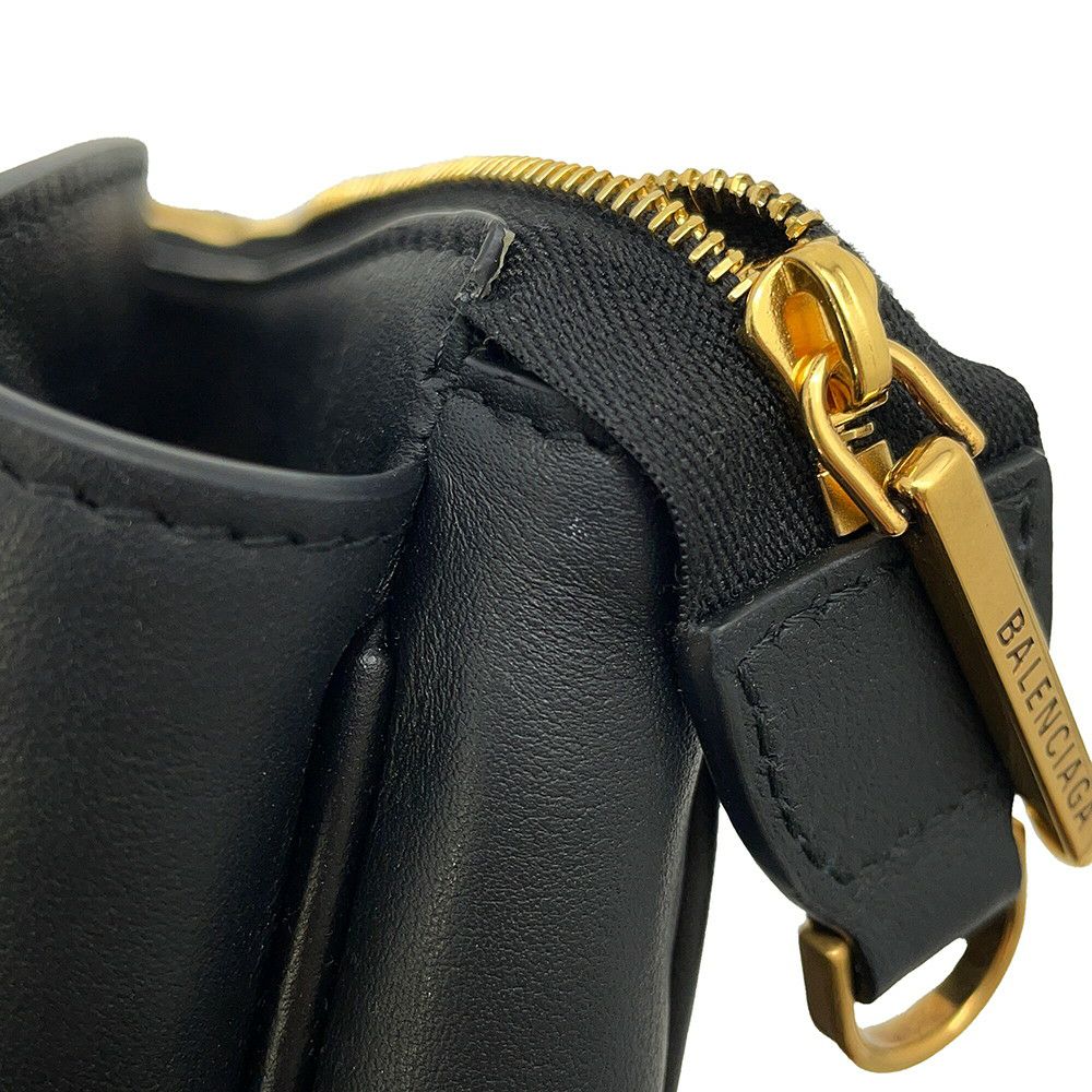 バレンシアガ ハンドバッグ ロデオ レザー 814111 BALENCIAGA 黒