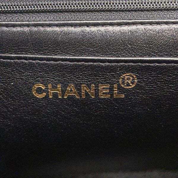 シャネル ハンドバッグ マトラッセ ココマーク トキャビアスキン トップハンドル CHANEL バッグ 黒