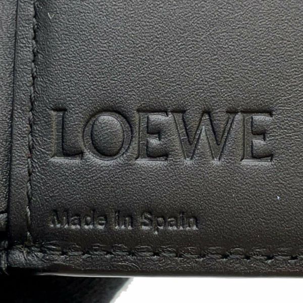 ロエベ 二つ折り財布 バイフォールド ウォレット アナグラム カーフレザー 0010899102 LOEWE 財布 メンズ