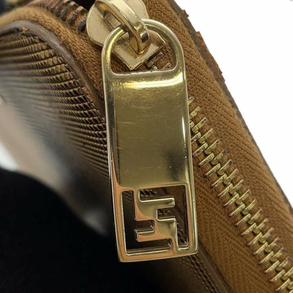 フェンディ 長財布 ロゴ ラウンドジップ  レザー 8M0024 FENDI 財布 ゴールド