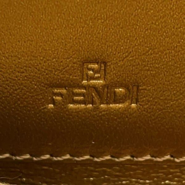 フェンディ 長財布 ロゴ ラウンドジップ  レザー 8M0024 FENDI 財布 ゴールド