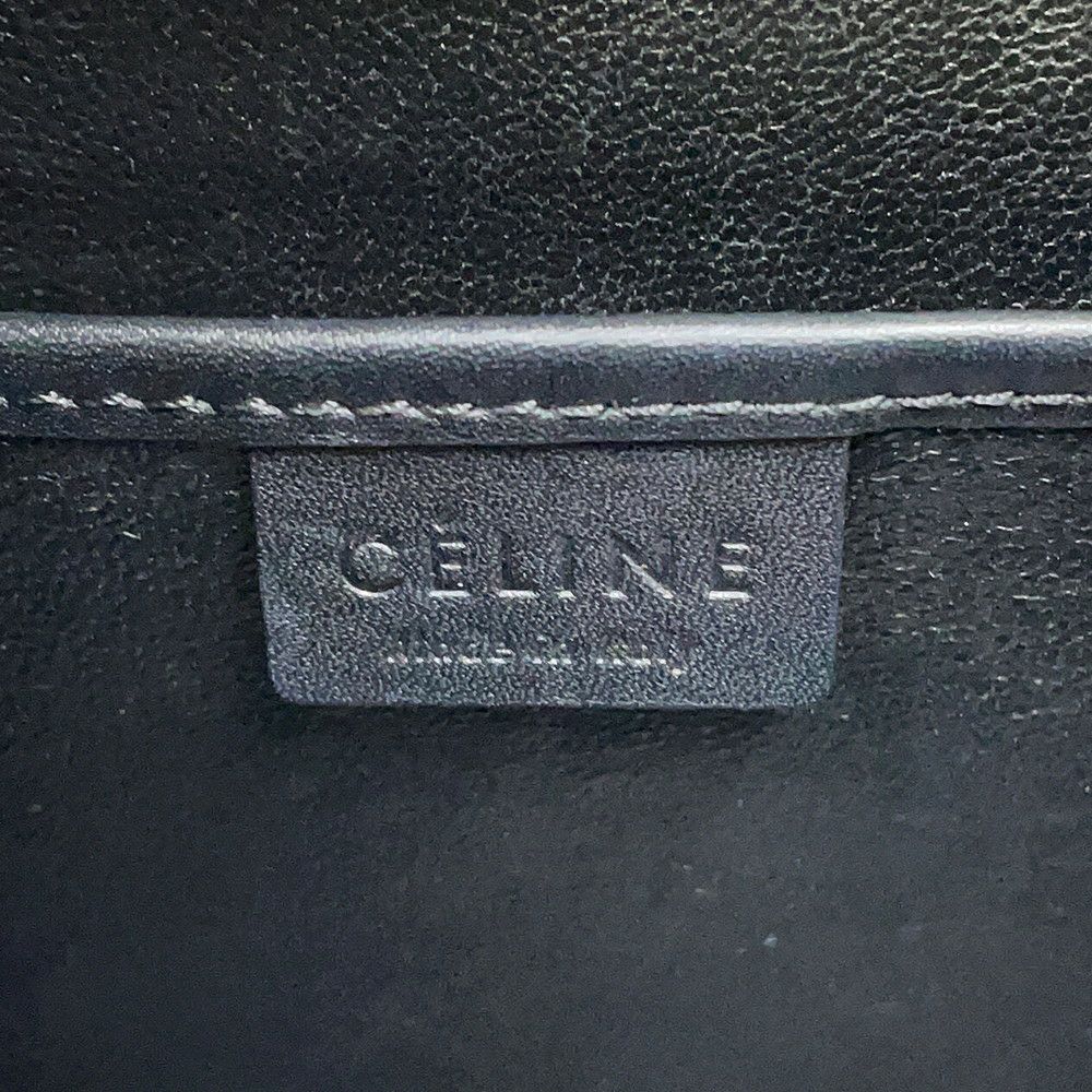 セリーヌ ハンドバッグ ラゲージ ナノショッパー リザード CELINE 2way 黒