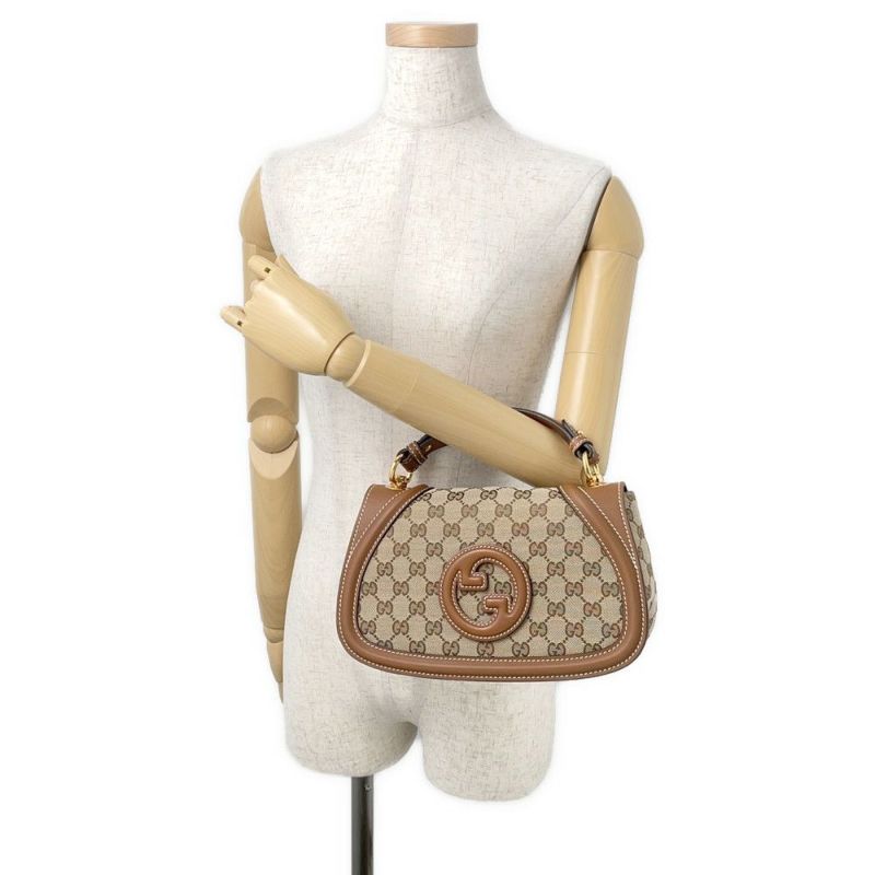グッチ ハンドバッグ ブロンディ トップハンドルバッグ ミディアム 815714 GUCCI 2wayショルダーバッグ