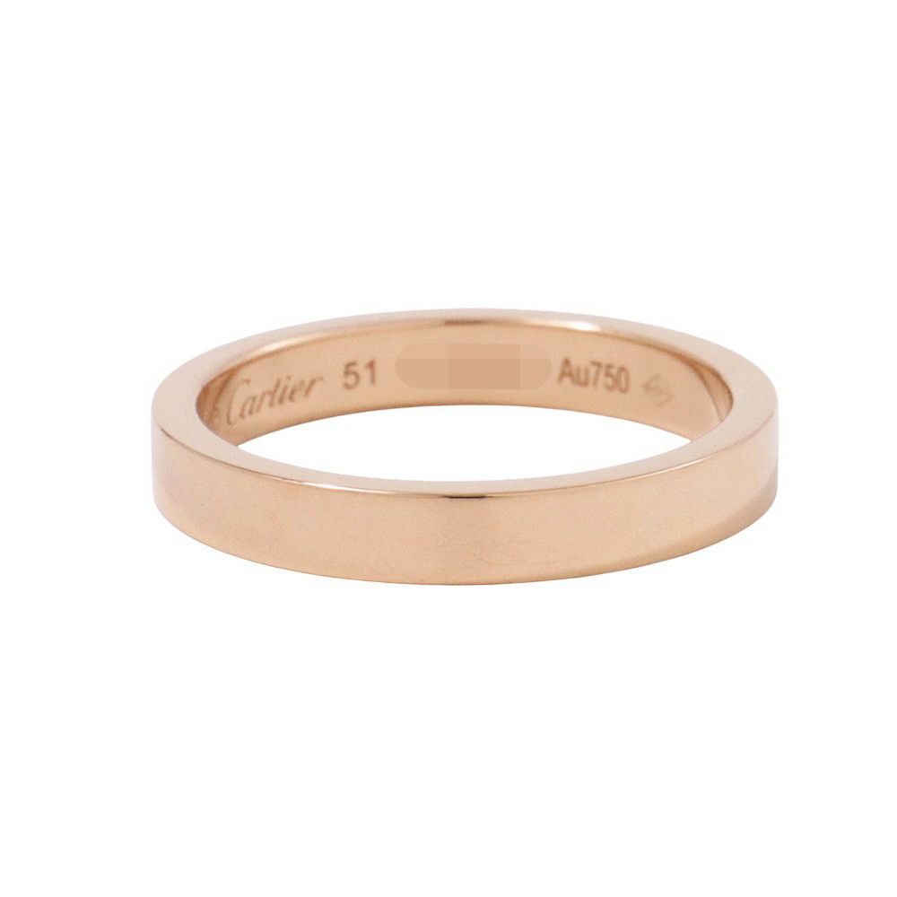 カルティエ リング C ドゥ カルティエ ウェディング K18PGピンクゴールド リングサイズ51 B4087200 Cartier 指輪