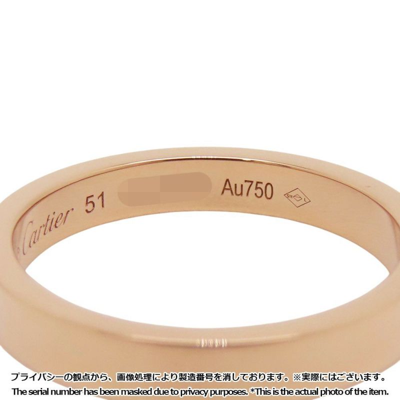 カルティエ リング C ドゥ カルティエ ウェディング K18PGピンクゴールド リングサイズ51 B4087200 Cartier 指輪