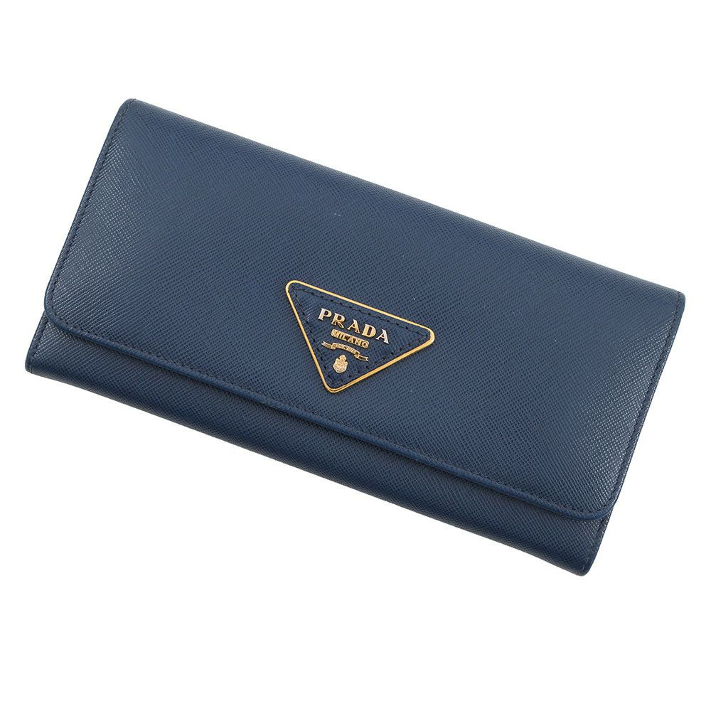 プラダ 長財布 トライアングルロゴ ロングウォレット サフィアーノレザー 1MH132 PRADA