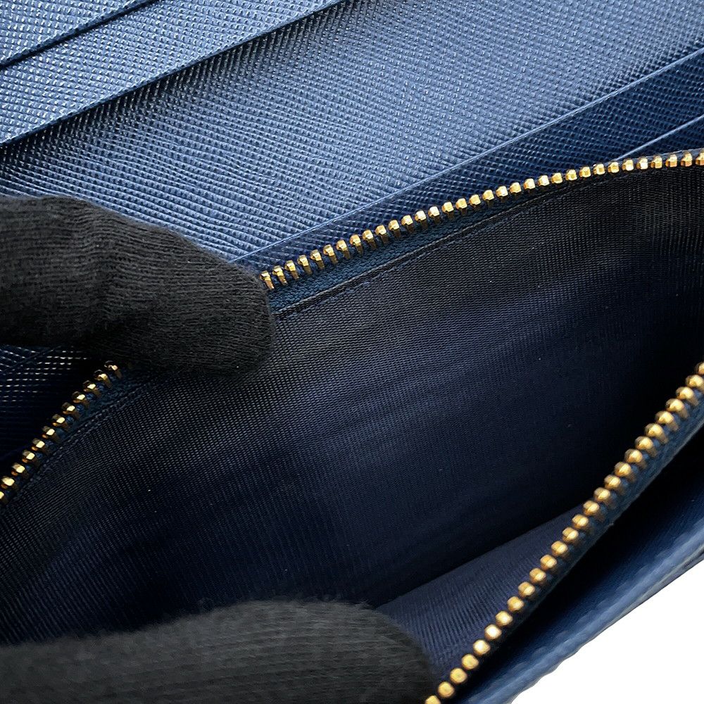 プラダ 長財布 トライアングルロゴ ロングウォレット サフィアーノレザー 1MH132 PRADA