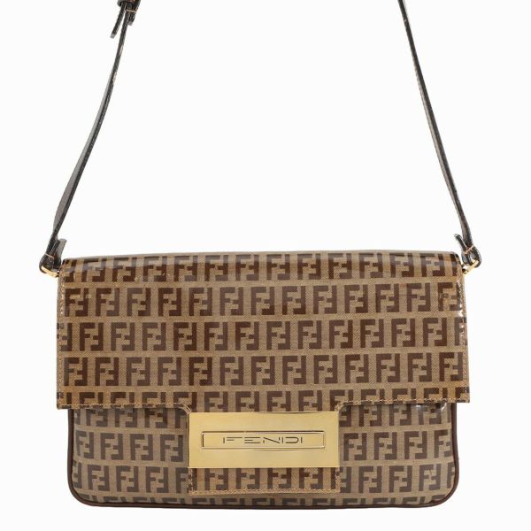 フェンディ ショルダーバッグ ズッキーノ エナメル パテント FENDI バッグ