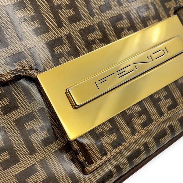 フェンディ ショルダーバッグ ズッキーノ エナメル パテント FENDI バッグ