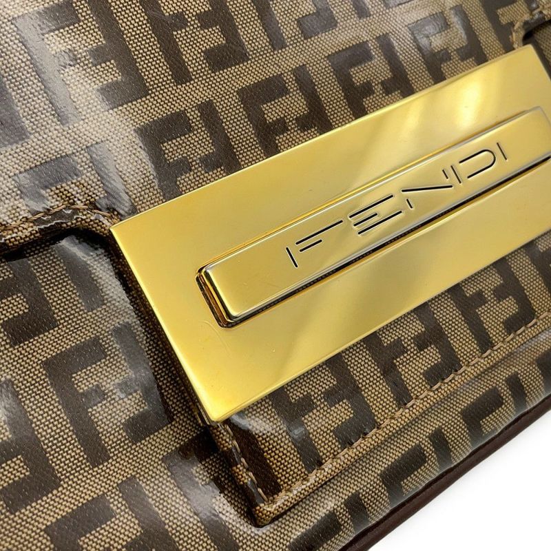フェンディ ショルダーバッグ ズッキーノ エナメル パテント FENDI バッグ