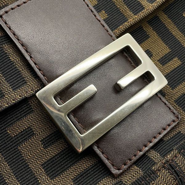 フェンディ ハンドバッグ ズッカ柄 マンマバケット キャンバス レザー 33492 FENDI ワンショルダー