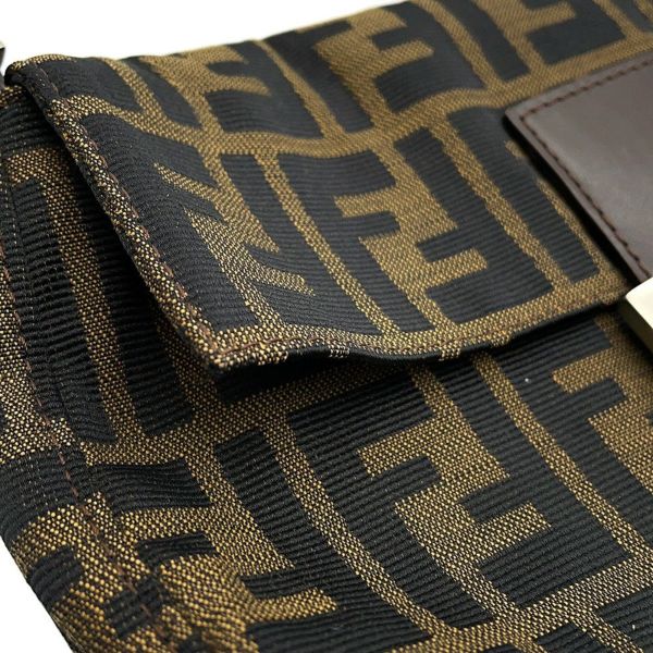 フェンディ ハンドバッグ ズッカ柄 マンマバケット キャンバス レザー 33492 FENDI ワンショルダー