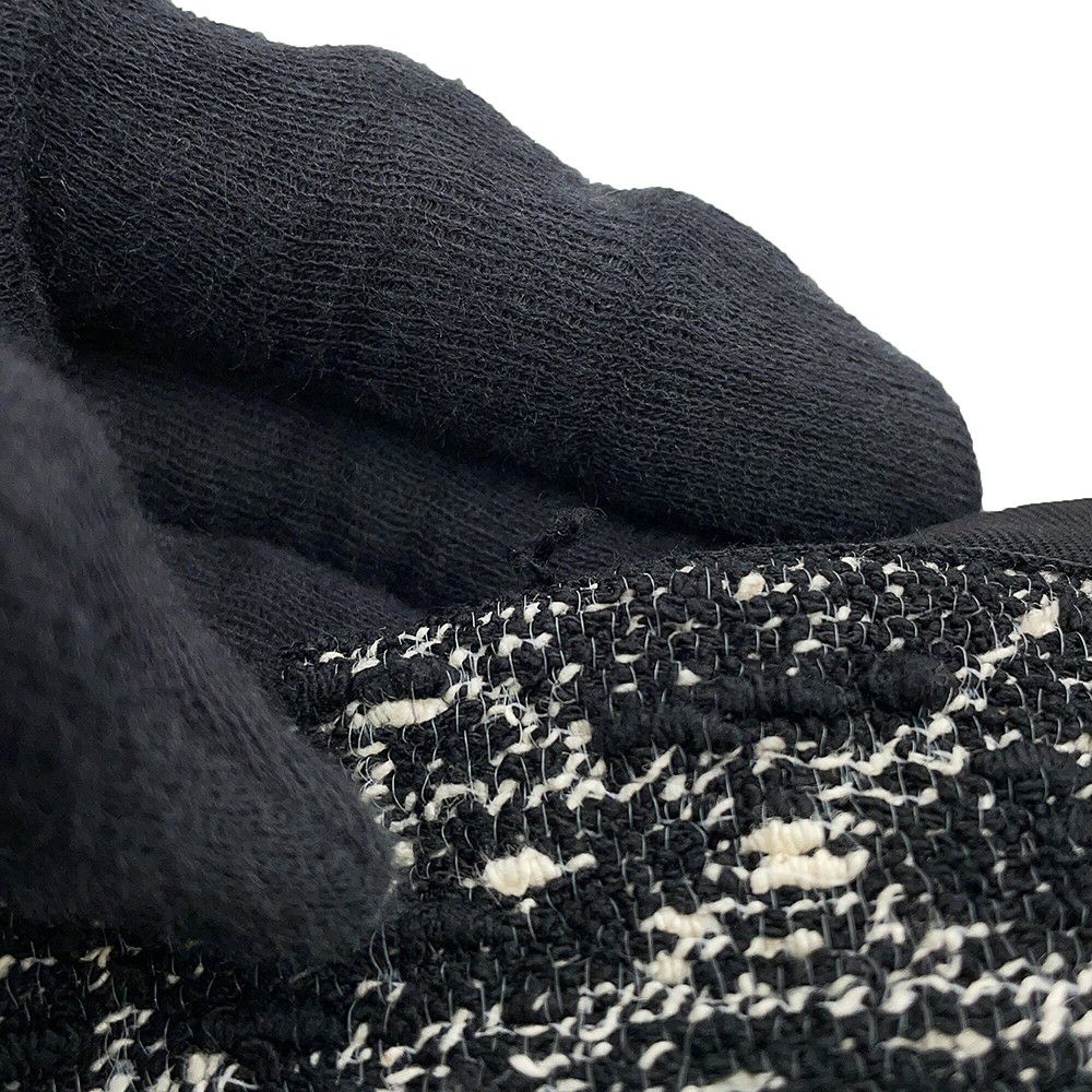 クリスチャン・ディオール ワンピース マクロカナージュ ツイード ショート フレアドレス レディースサイズ34 421R65A7795 黒