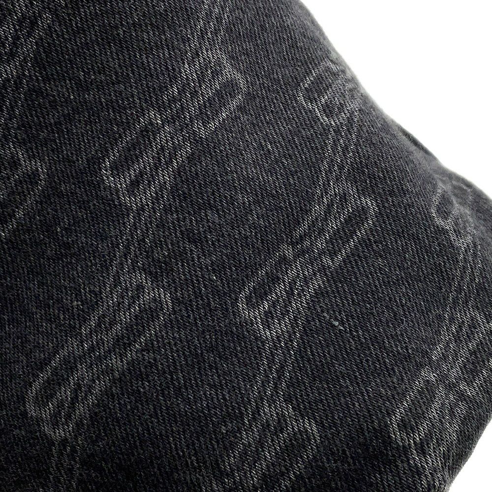 バレンシアガ ショルダーバッグ ル カゴール XS デニム 702431 BALENCIAGA 黒 ミラー付き