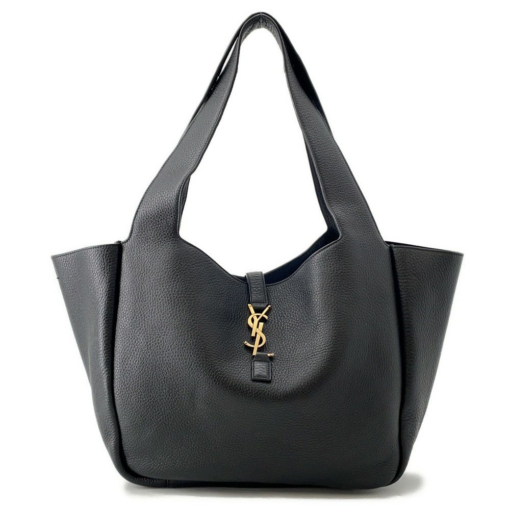 サンローランパリ トートバッグ LE 5 A 7 BEA ル・サンカセット ベア 763435 SAINT LAURENT PARIS 黒