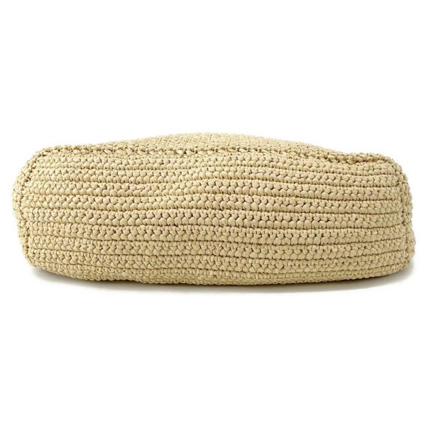 プラダ トートバッグ クロシェ ロゴ ラフィア 1BG392 PRADA