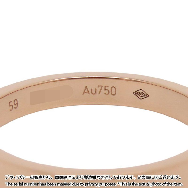 カルティエ リング C ドゥ カルティエ ウェディング K18PGピンクゴールド リングサイズ59 B4087200 Cartier 指輪