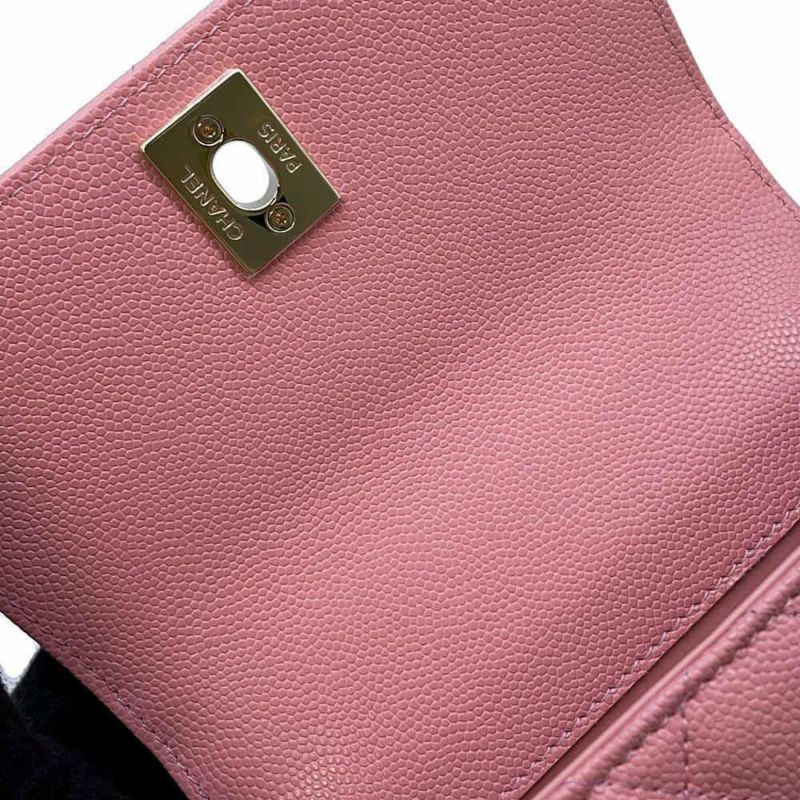 シャネル ハンドバッグ チェーンクラッチ ココハンドル ミニ キャビアスキン AP4244 CHANEL 2wayチェーンショルダーバッグ