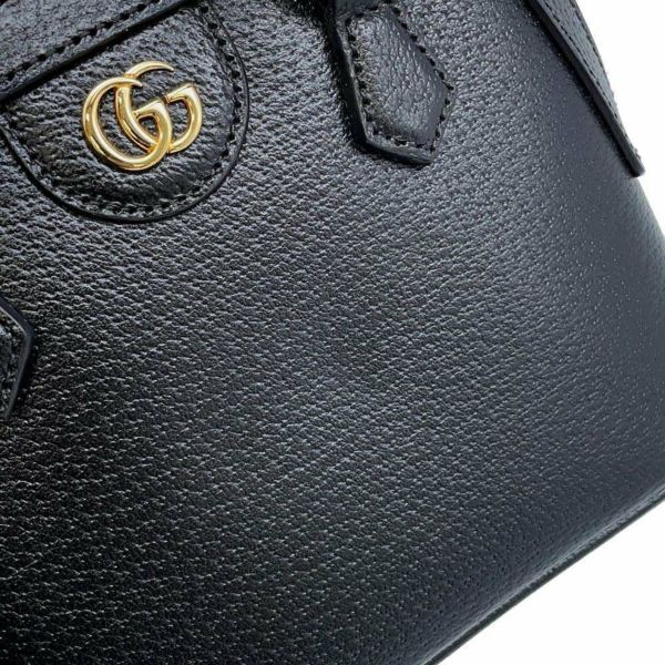 グッチ ハンドバッグ ダイアナ バンブー ミニ レザー 715775 GUCCI 2wayショルダーバッグ 黒