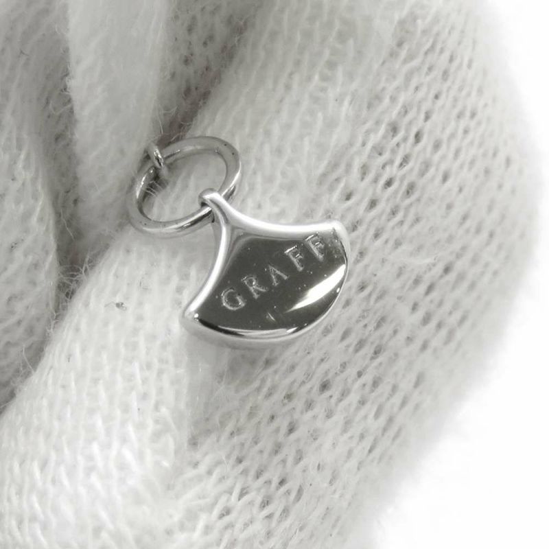 グラフ ネックレス パヴェ バタフライ ダイヤモンド ミニ ペンダント ダイヤ 計約0.55ct K18WGホワイトゴールド RGP550