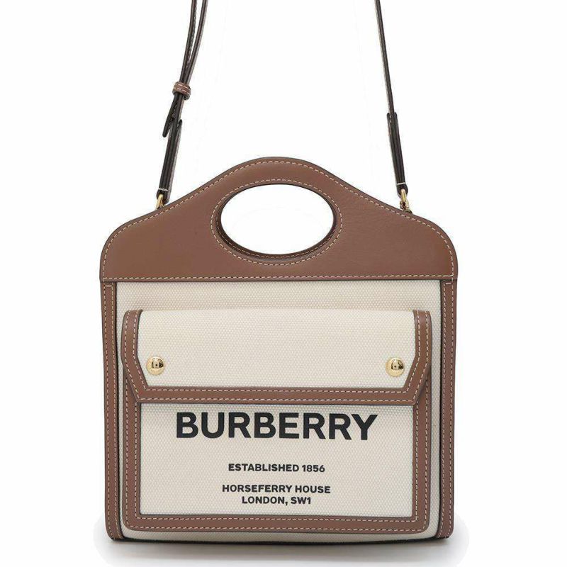 バーバリー ハンドバッグ ミニポケット 8039361 BURBERRY 2wayショルダーバッグ