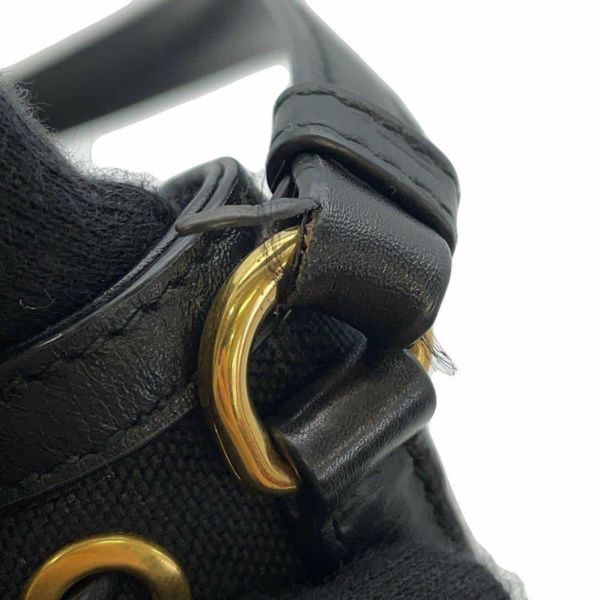 プラダ ハンドバッグ デュエット 巾着 ナイロン レザー1BH038 PRADA ポシェット 2wayショルダーバッグ 黒