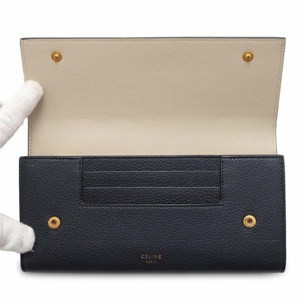 セリーヌ 長財布 マルチファンクション レザー 101673AFE CELINE 財布 ラップウォレット