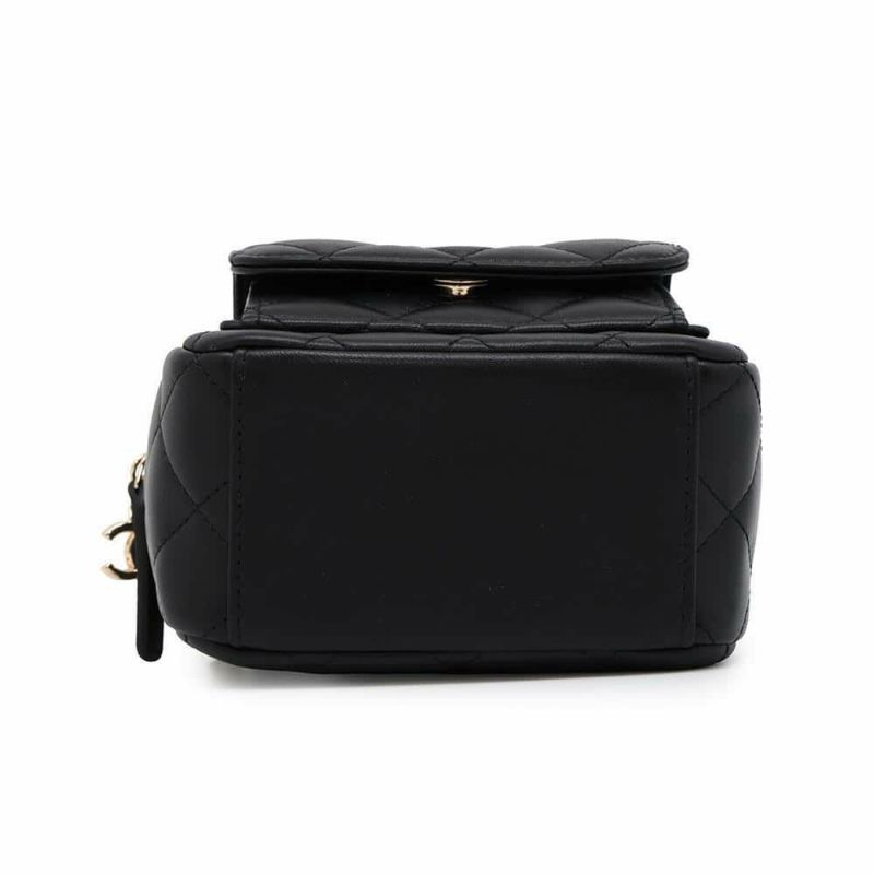 シャネル リュック マトラッセ ココマーク キャビアスキン ミニ AP3753 CHANEL バッグ バックパック 黒