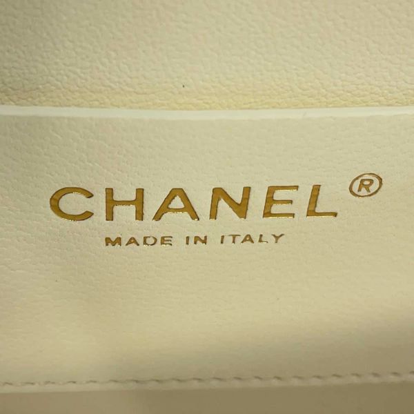 シャネル ハンドバッグ マトラッセ ココマーク ツイード AS4284 CHANEL 2wayショルダーバッグ 白