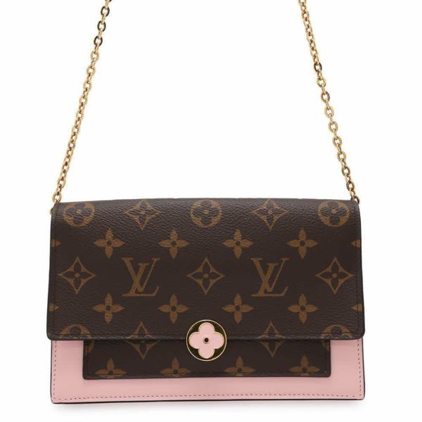 ルイヴィトン チェーンウォレット モノグラム ポルトフォイユ・フロール M67405 LOUIS VUITTON 財布 クラッチ ショルダー 安心保証  | 中古・新品ブランド販売ギャラリーレア公式通販