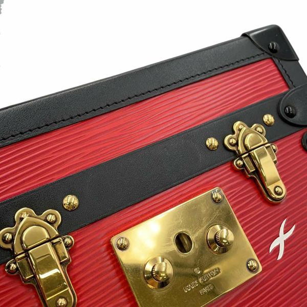 ルイヴィトン ショルダーバッグ エピ プティット・マル M54651 LOUIS VUITTON トランク レッド 黒 ブラック