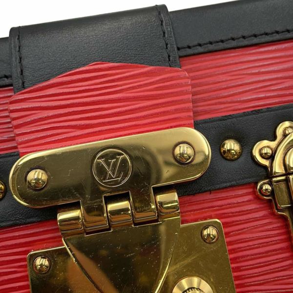 ルイヴィトン ショルダーバッグ エピ プティット・マル M54651 LOUIS VUITTON トランク レッド ブラック 黒