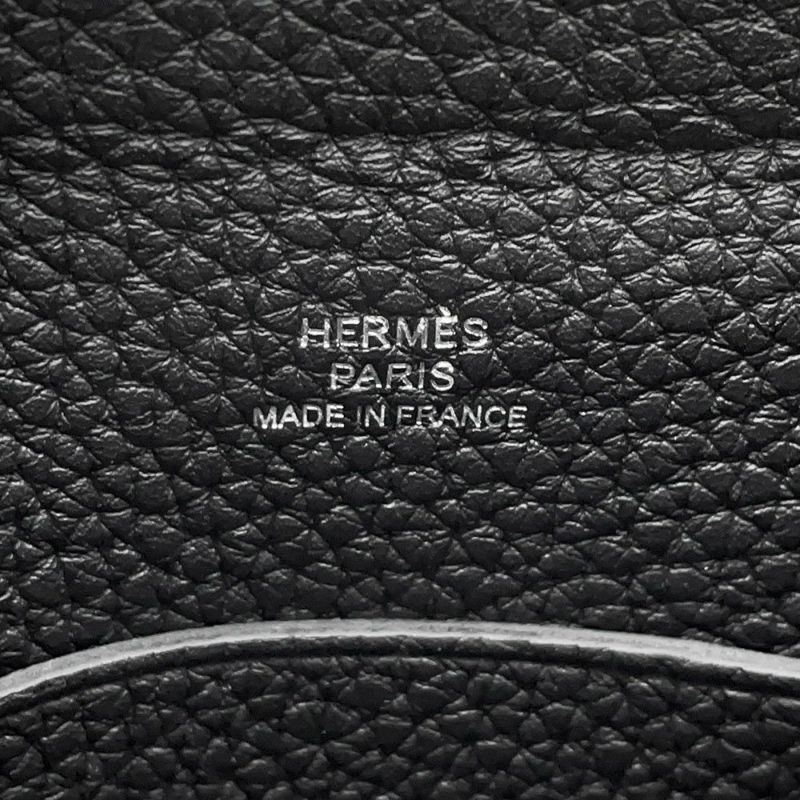 エルメス ショルダーバッグ ヴィドポッシュ ブラック/シルバー金具 トゴ K刻印 黒