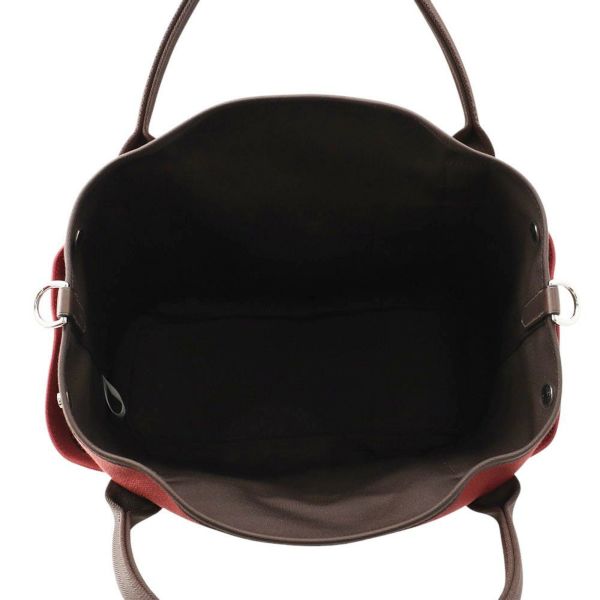 エルメス サックドパンサージュ グルーム ルージュアッシュ/ショコラ/シルバー金具 K刻印 2way