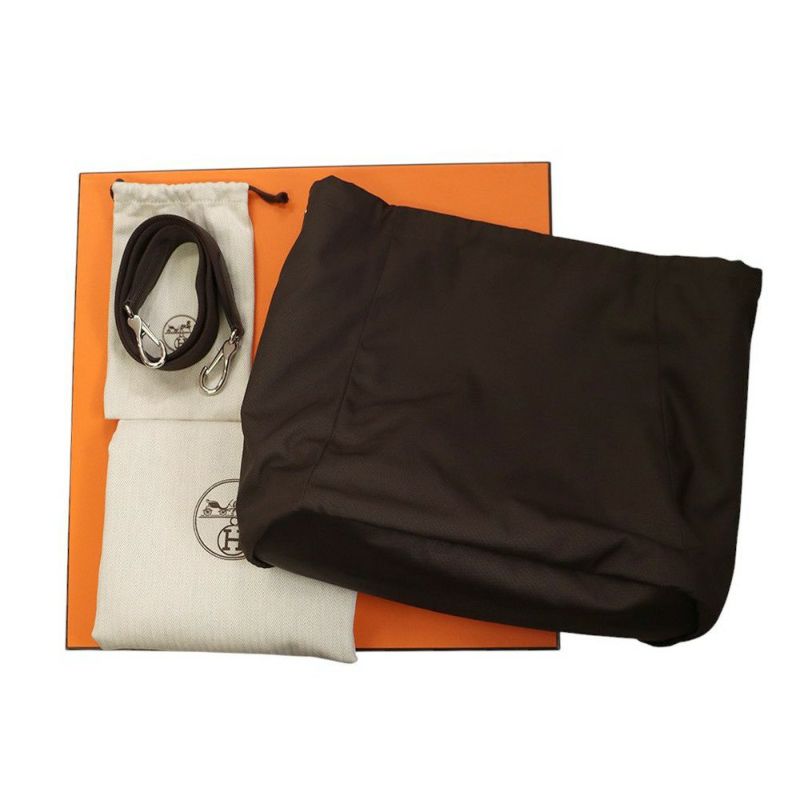 エルメス サックドパンサージュ グルーム ルージュアッシュ/ショコラ/シルバー金具 K刻印 2way
